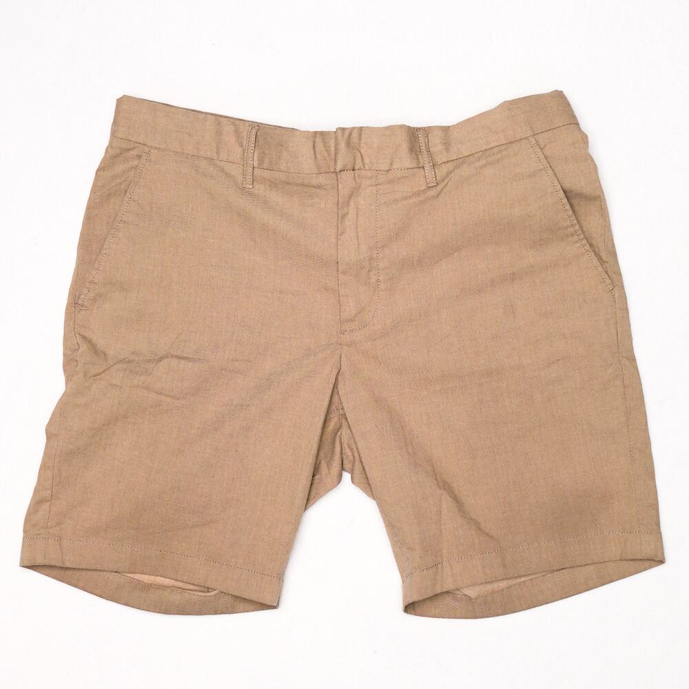 Nordstrom Tech-Smart Slim Fit Shorts Tan/Khaki NWOT - 35W